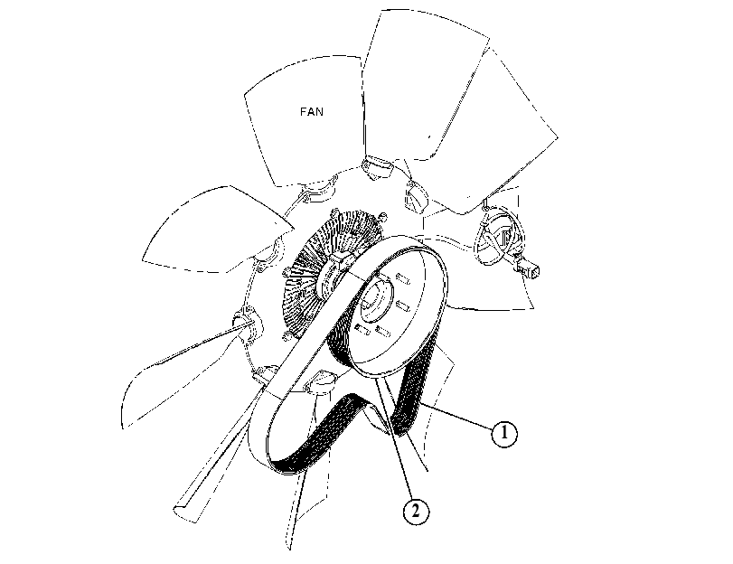PULLEY GP-FAN 3851372 CAT