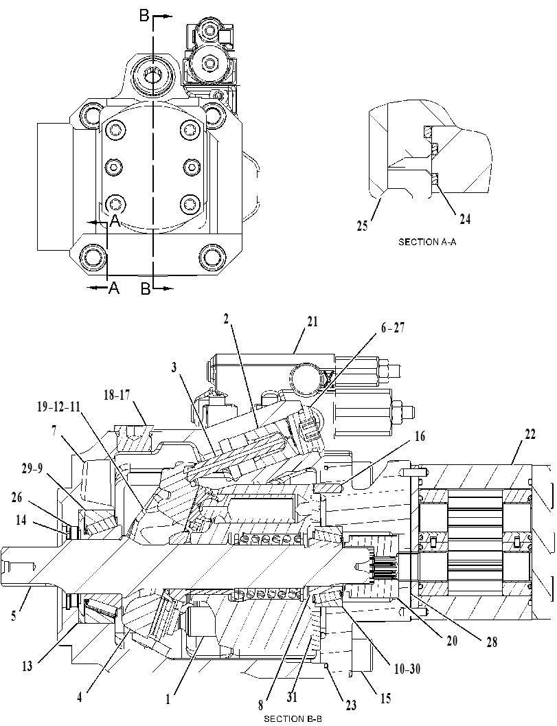 PUMP GP-PISTON & GEAR 4230086 CAT