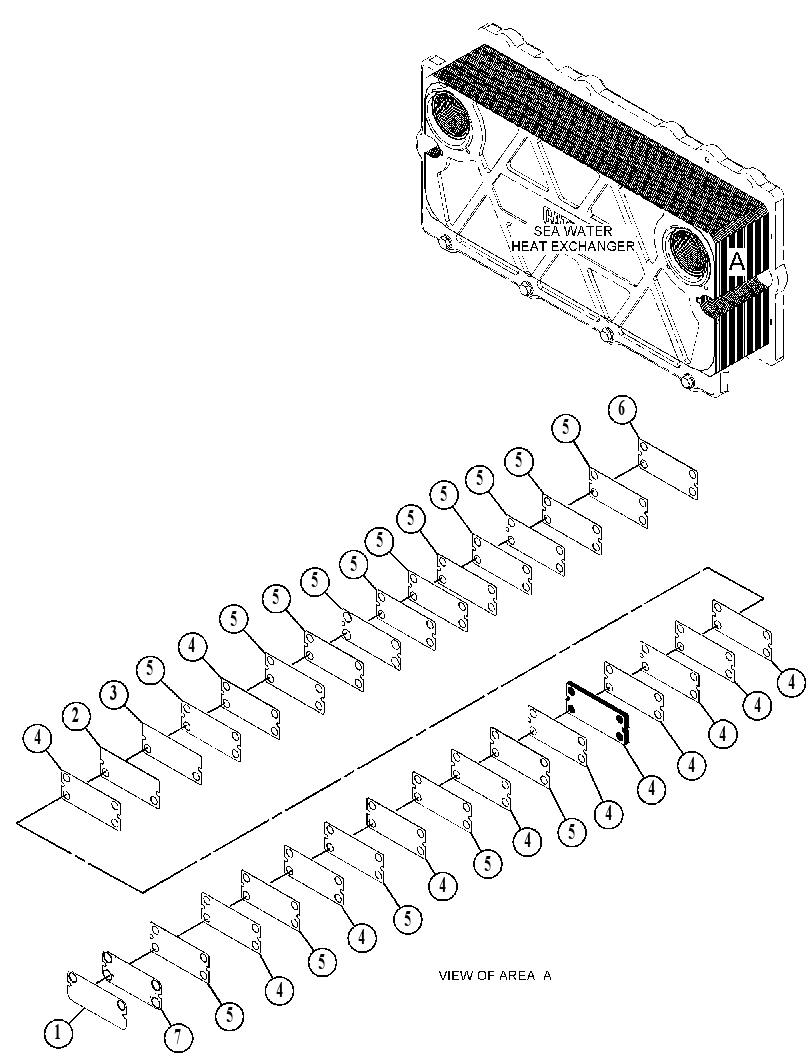 PLATE GP-HEAT EXCHANGER 4493089 CAT