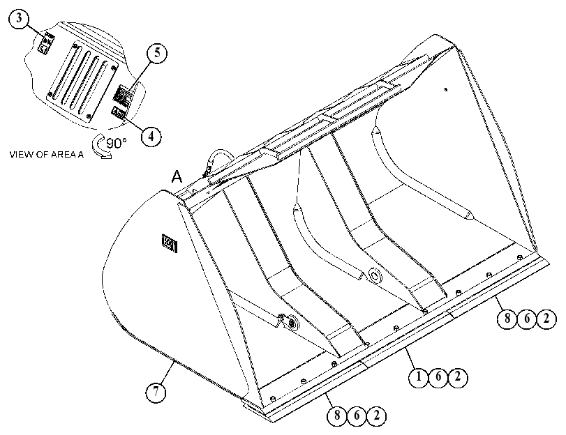 BUCKET GP-HIGH DUMP 5211854 CAT