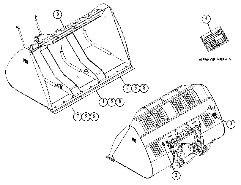 BUCKET GP-HIGH DUMP 5211954 CAT