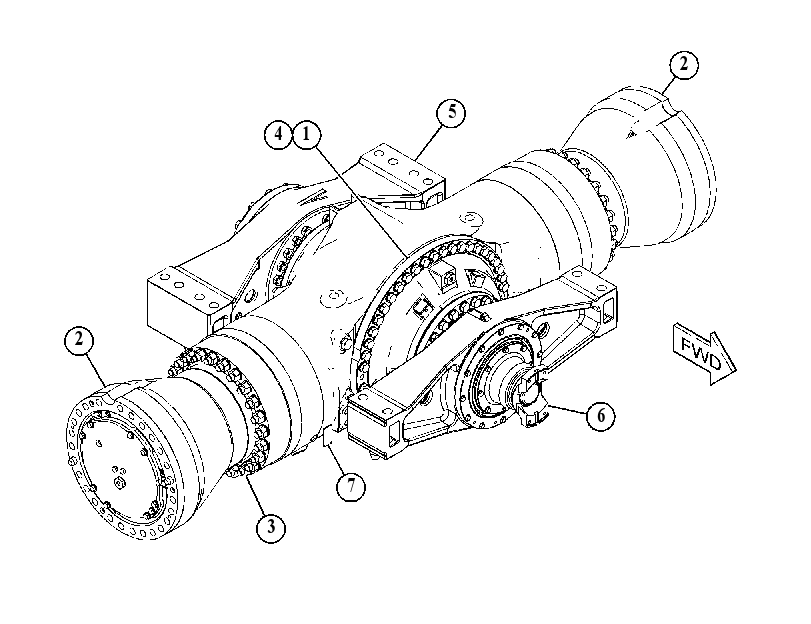 AXLE AR-REAR 4779947 CAT