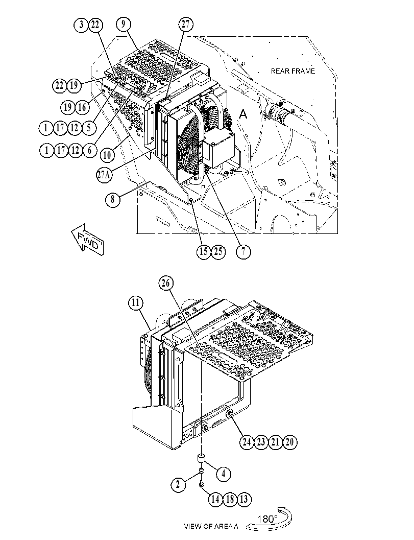COOLER & MTG GP-TRANSMISSION 4869864 CAT