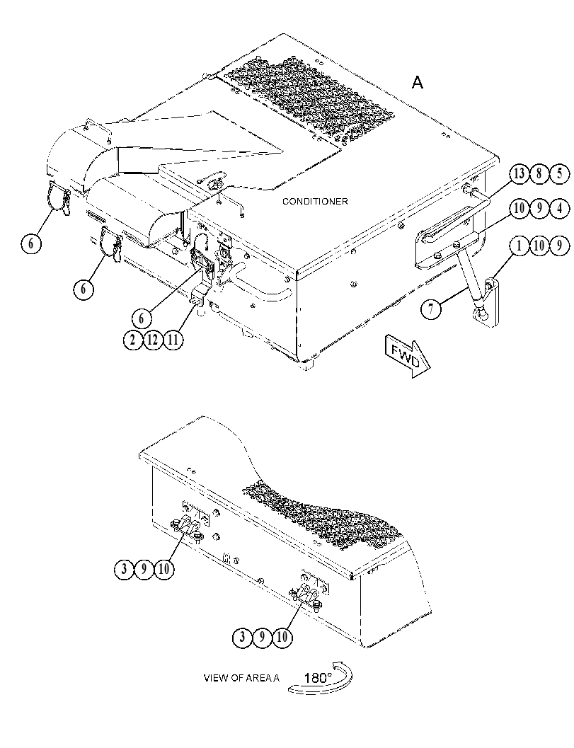 SPRING & MOUNTING GP-HOOD 4924806 CAT
