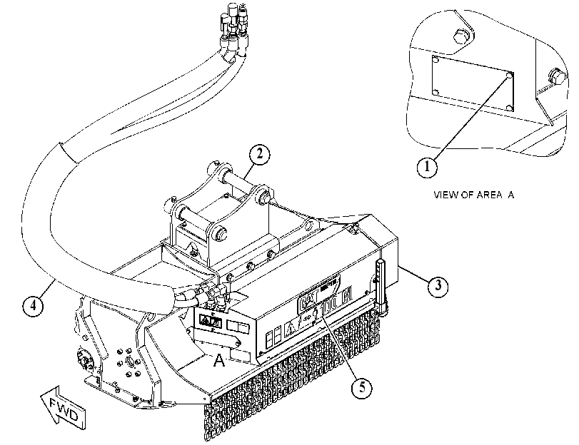 HEAD AR-MULCHING 5046010 CAT
