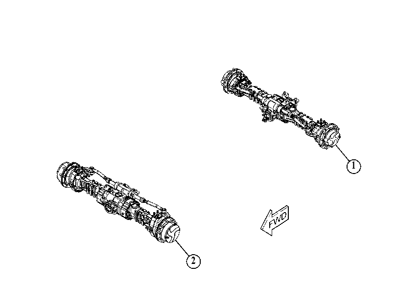 AXLE AR 5126786 CAT