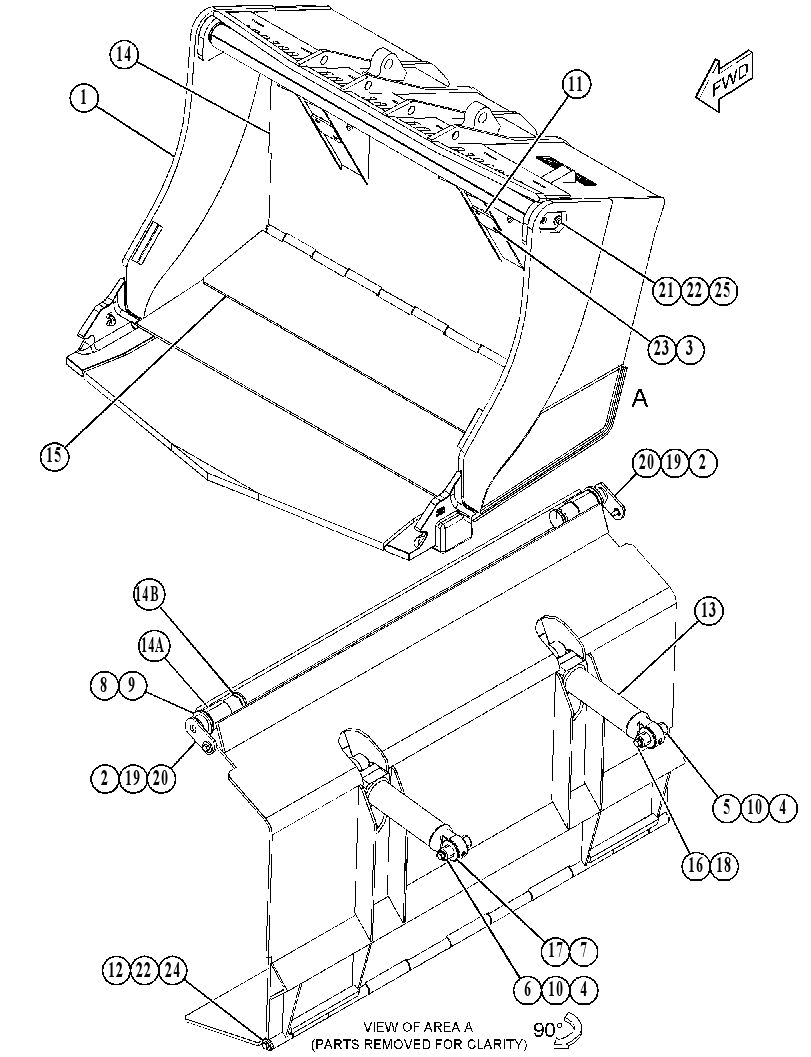 BUCKET GP-EJECTOR 4951638 CAT