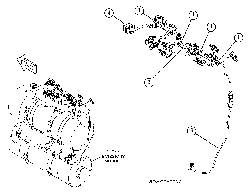 Проводка CEM 4681065 CAT
