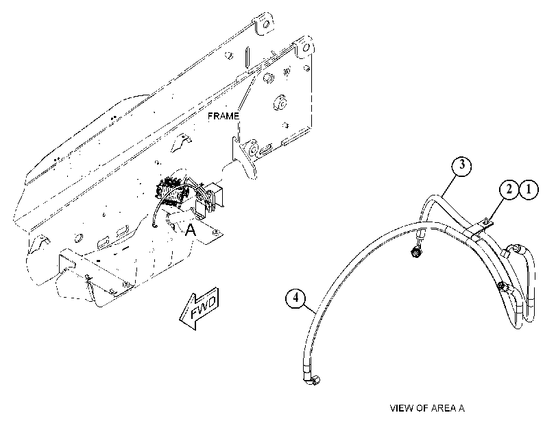 LINES GP-PARKING BRAKE 5126014 CAT