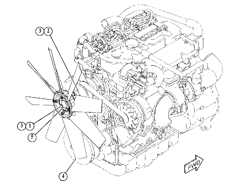 FAN GP 5121236 CAT