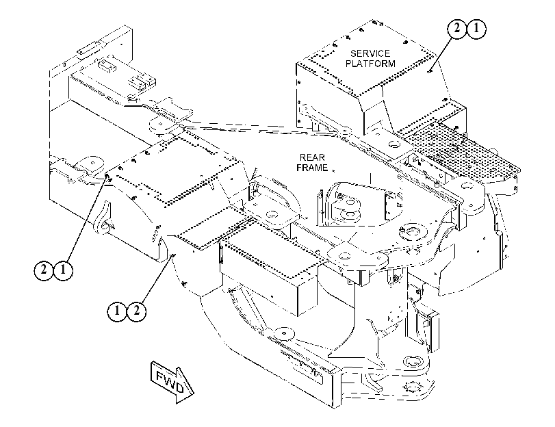 FASTENER GP-FENDER 5211015 CAT