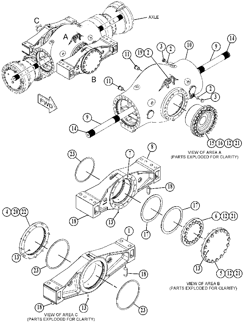 AXLE GP-OSCILLATING 4792799 CAT