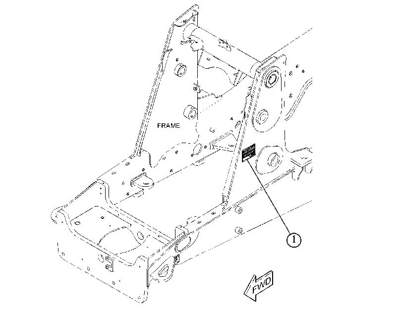 PLATE GP-IDENTIFICATION 4858964 CAT