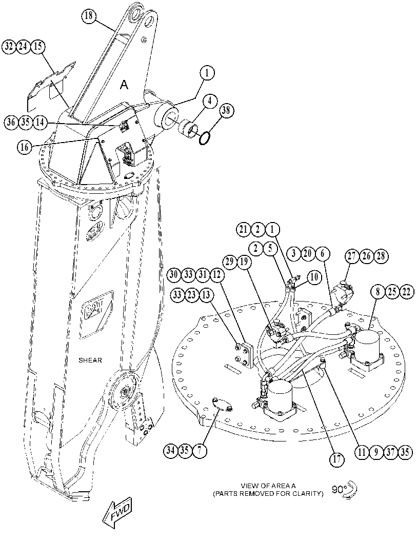 ROTATOR GP-HYDRAULIC 5150784 CAT