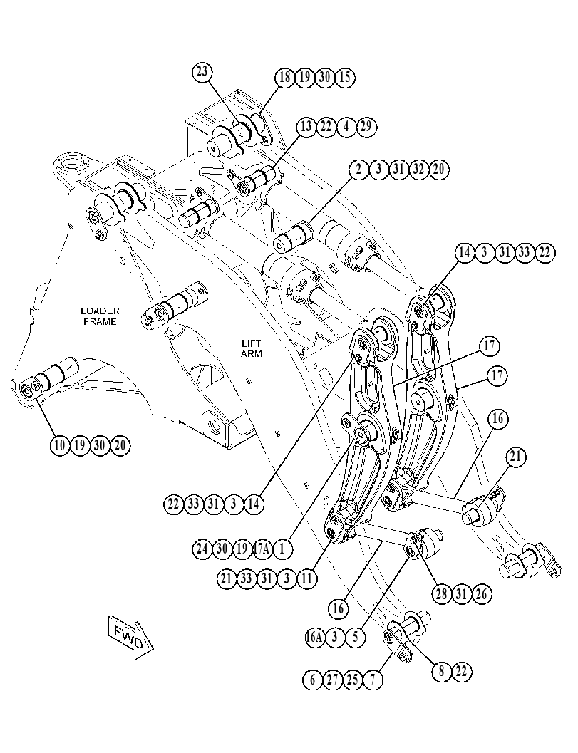 LEVER GP-TILT 4989771 CAT
