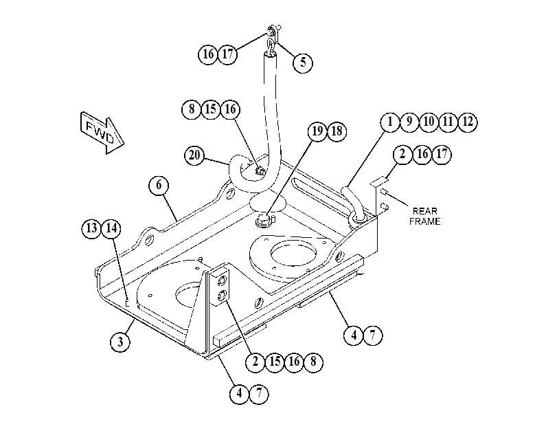 TRAY GP-STORAGE 4916038 CAT