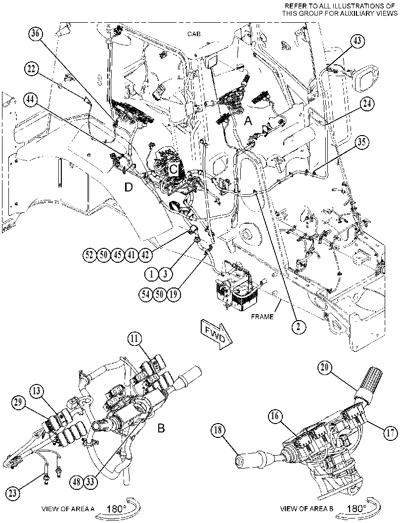 Проводка площадки 4758287 CAT