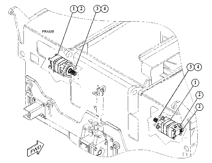 MOTOR GP-HYDRAULIC 4538846 CAT