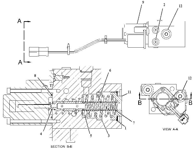 ACTUATOR GP-PILOT CONTROL 1415503 CAT