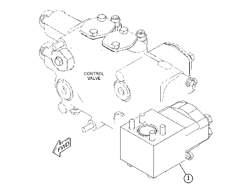 HYDRAULIC AR-2 VALVE 5172406 CAT