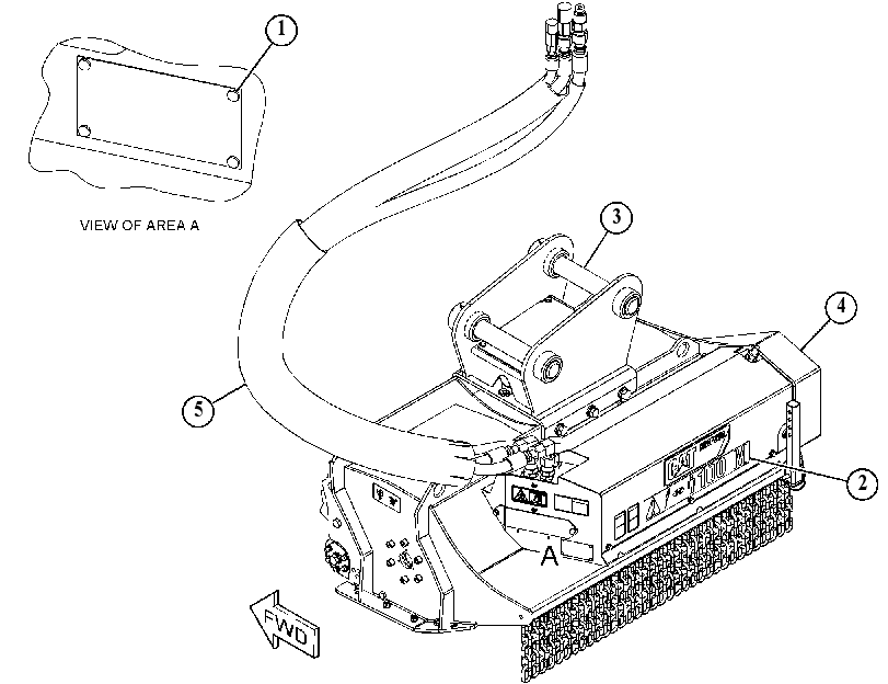 HEAD AR-MULCHING 5046011 CAT
