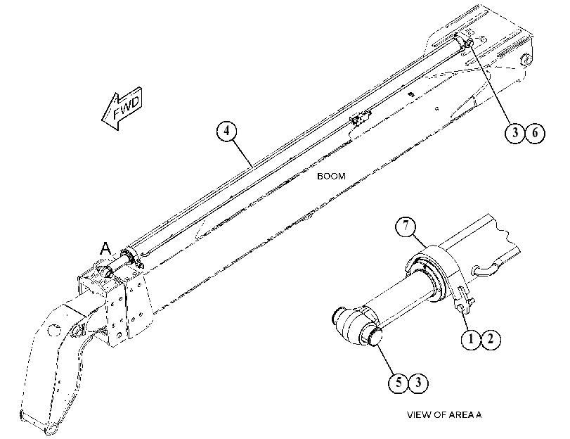 CYLINDER & MTG GP-BOOM 5119190 CAT