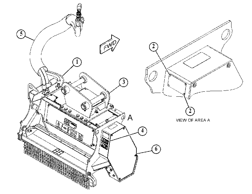 HEAD AR-MULCHING 5046013 CAT