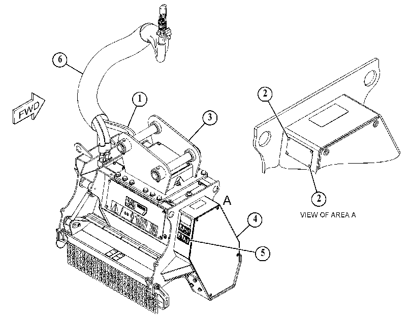 HEAD AR-MULCHING 5046012 CAT