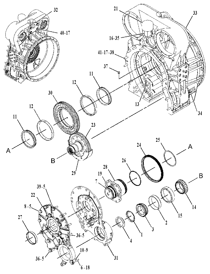 HOUSING GP-TORQUE CONVERTER 3832060 CAT