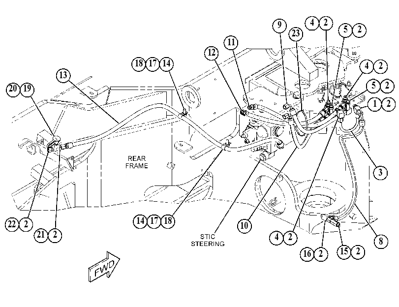 LINES GP-STEERING NEUTRALIZER 2423680 CAT
