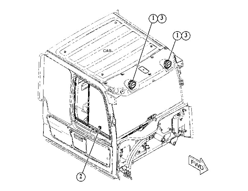 LIGHTING GP-CAB 4802054 CAT