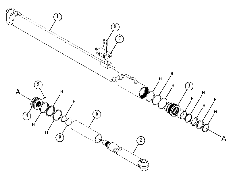 CYLINDER & VALVE GP 4596937 CAT