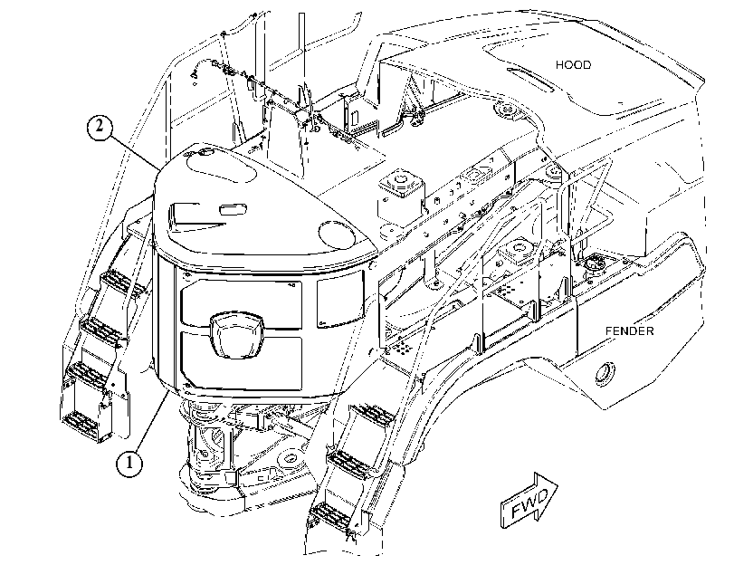 COVER GP-RADIATOR 4963111 CAT