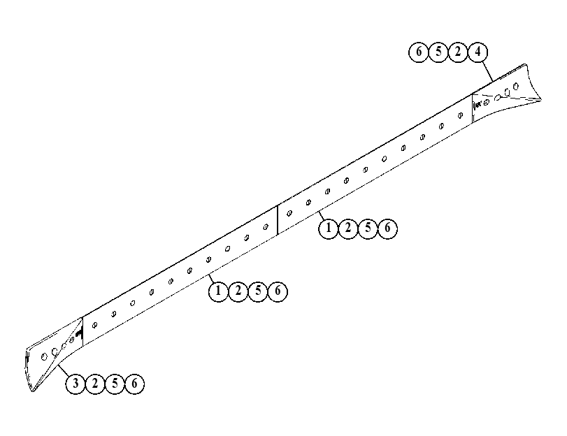 Зуб и режущая кромка 5224009 CAT
