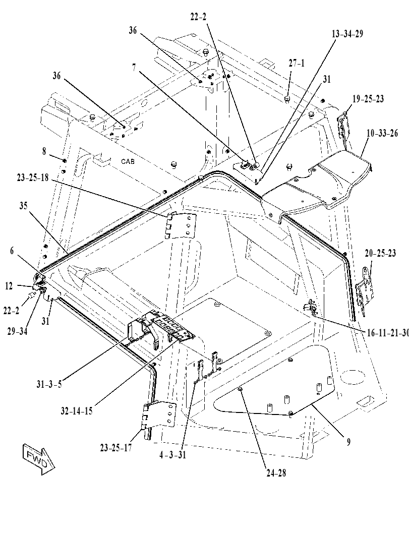 INSTALLATION GP-CAB 3537741 CAT