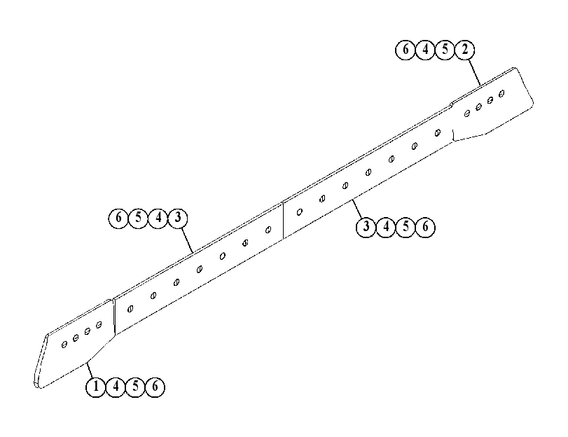 Зуб и режущая кромка 5072844 CAT