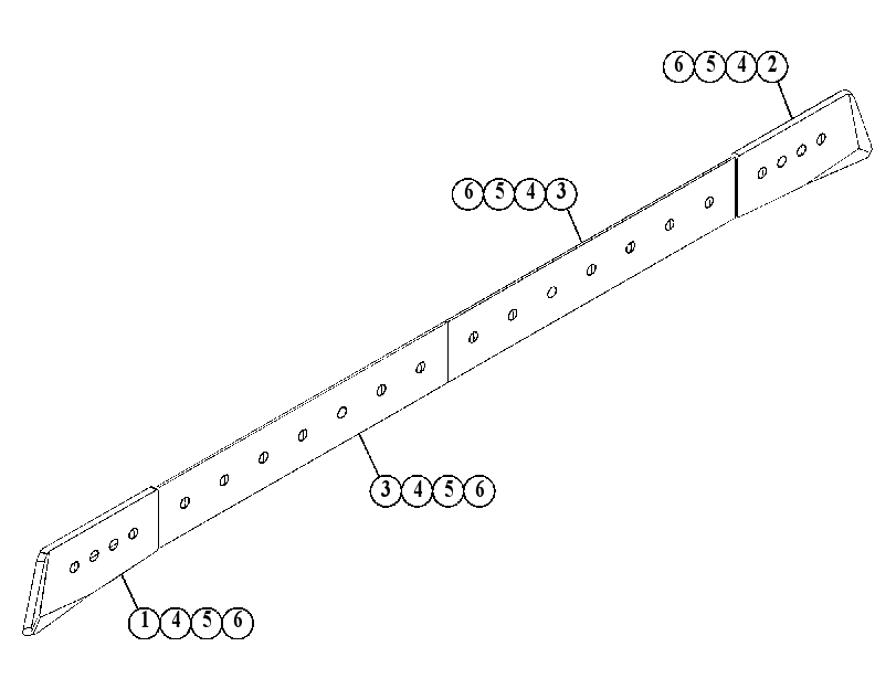 Зуб и режущая кромка 5072843 CAT