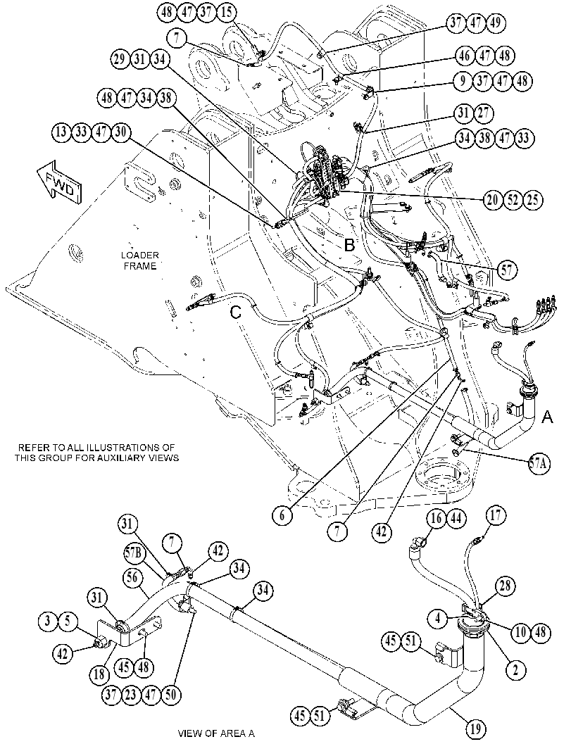 LINES GP-REAR LUBRICATION 4981620 CAT