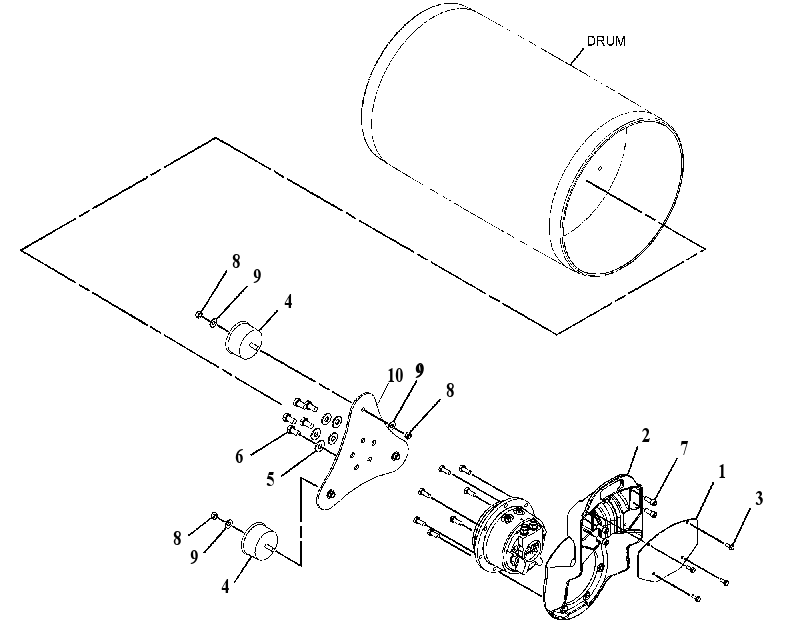 SUPPORT GP-MOTOR 3929192 CAT
