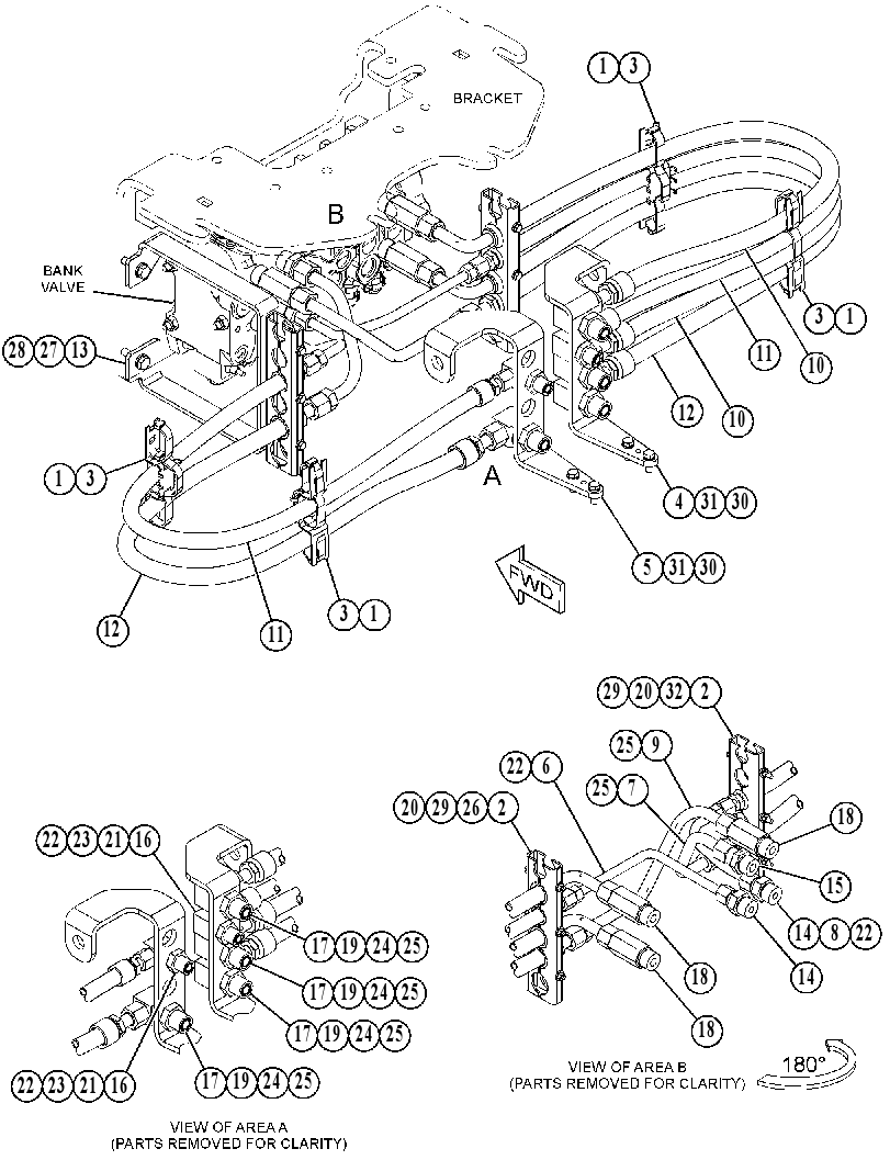 LINES GP-BACKHOE 5073166 CAT