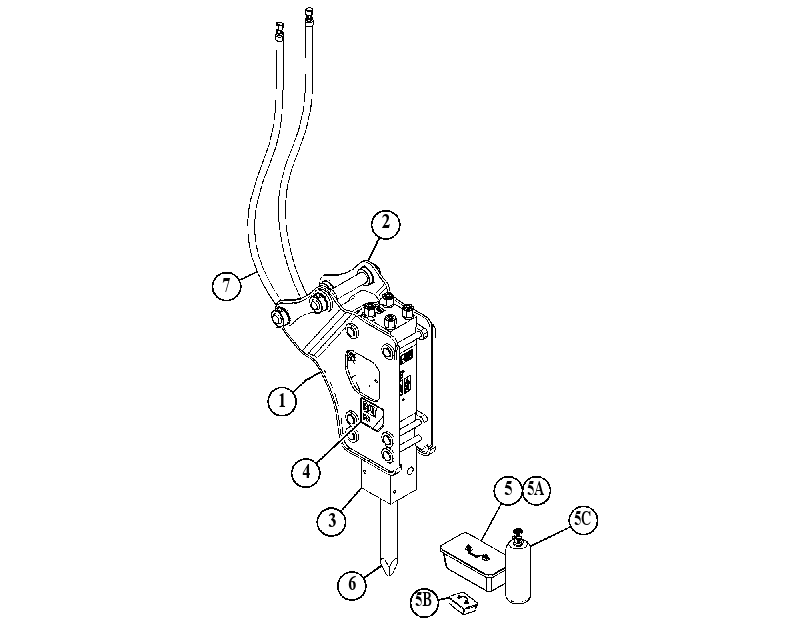 HAMMER AR-HYDRAULIC 5233108 CAT