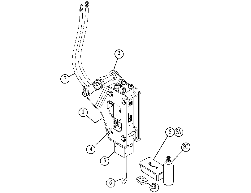 HAMMER AR-HYDRAULIC 5233106 CAT