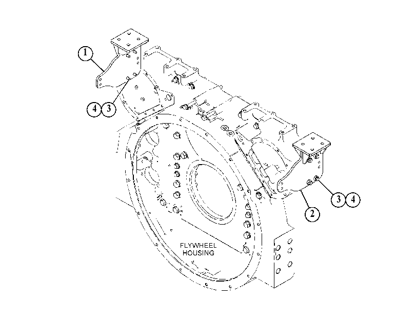 SUPPORT GP-AIR INLET 4853712 CAT