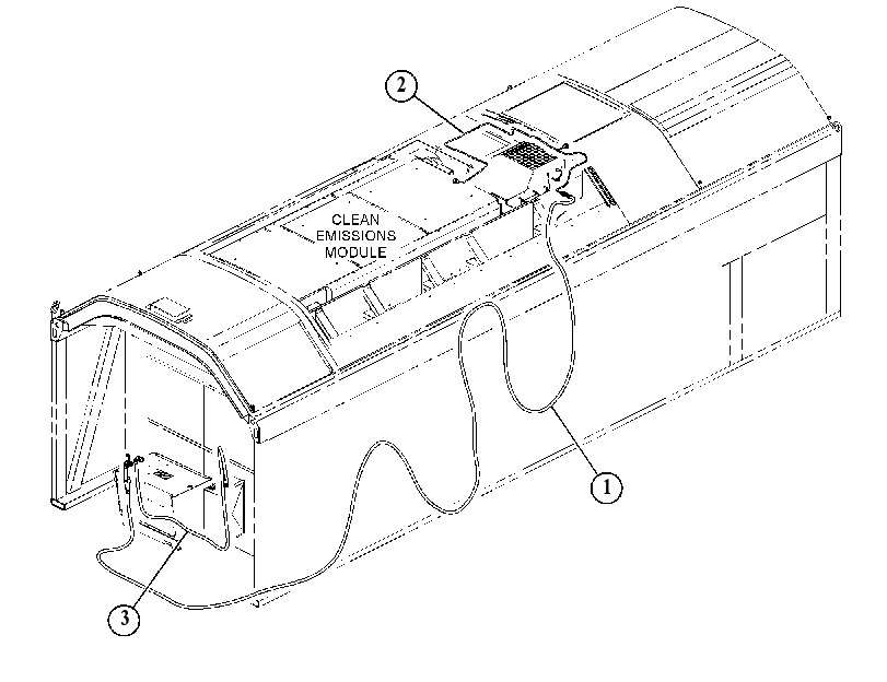 Проводка модуля AdBlue 4631894 CAT