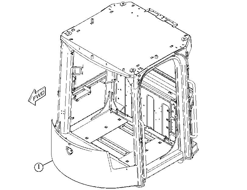 ROPS AS 4708891 CAT