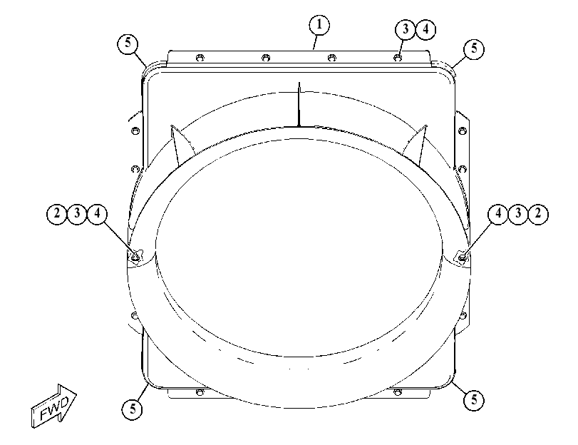 SHROUD GP-RADIATOR 5019456 CAT