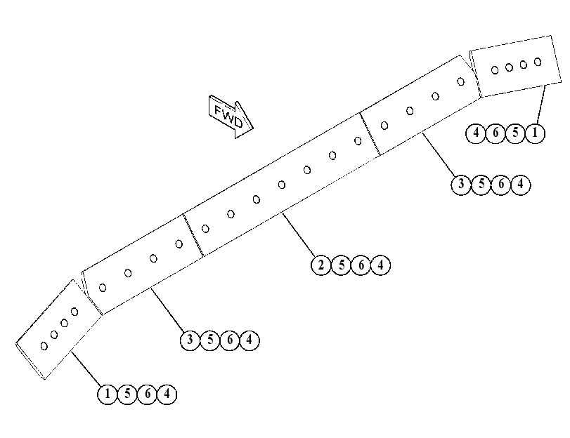 Зуб и режущая кромка 5072849 CAT