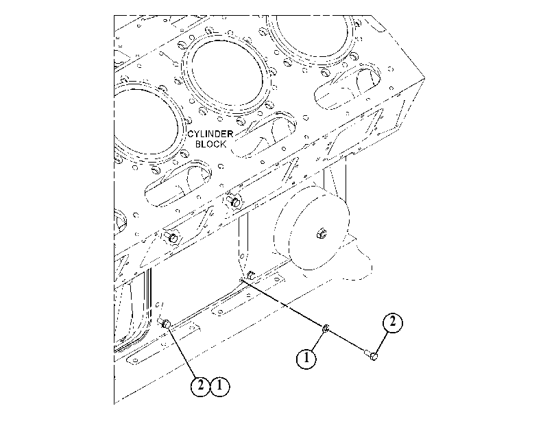 FASTENER GP-CRANKSHAFT COVER 5097240 CAT