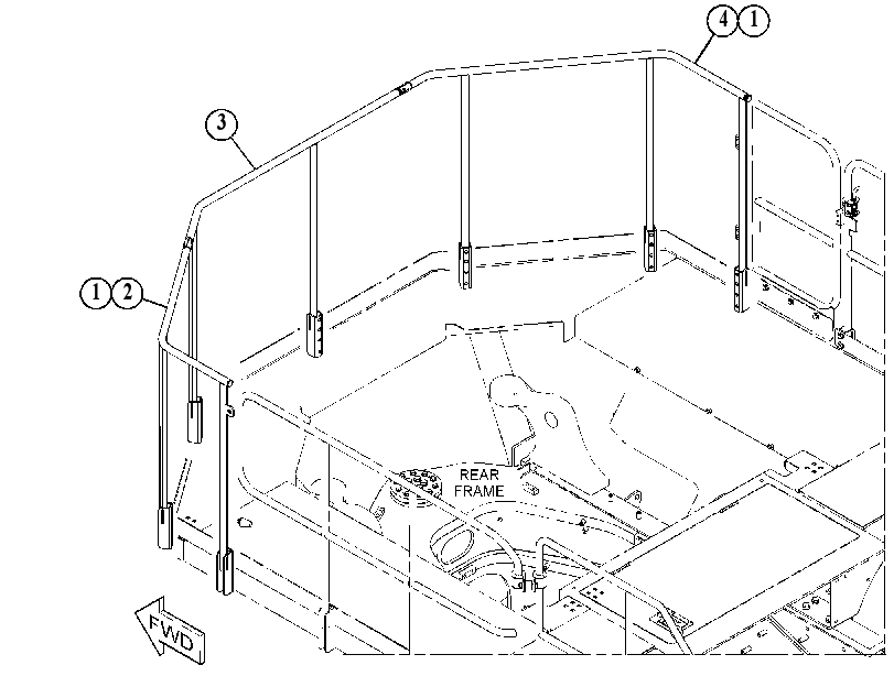GUARDRAIL GP 4870578 CAT