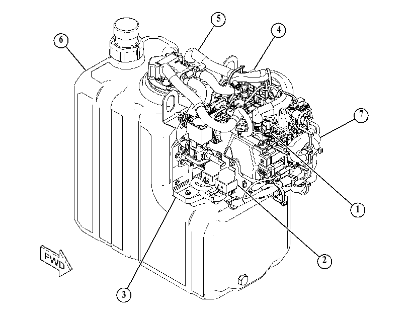Модуль AdBlue (компоновка) 5043157 CAT